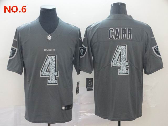 Men's Las Vegas Raiders 4 Derek Carr Jesey NO.6;